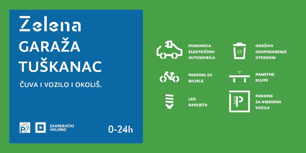 Green public garages protect the environment and contribute to sustainable mobility
